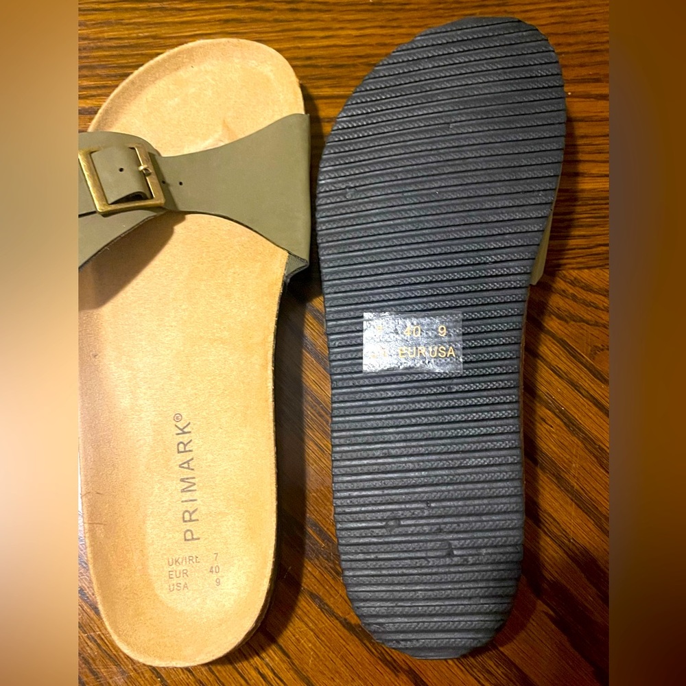 Women slip on sandals